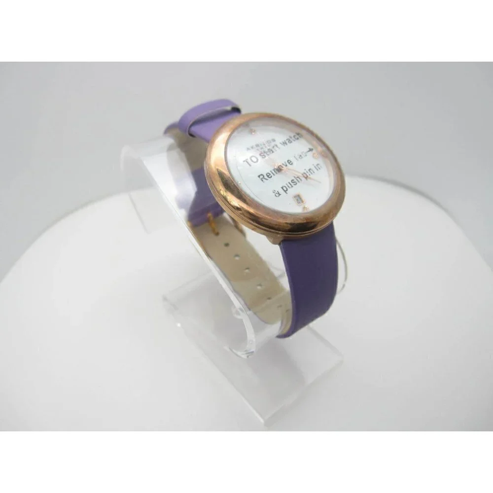 New W/O Akribos XXIV Diamond Dial 3 ATM WR Analog 40mm Dial Watch(C581)AK899P-8X